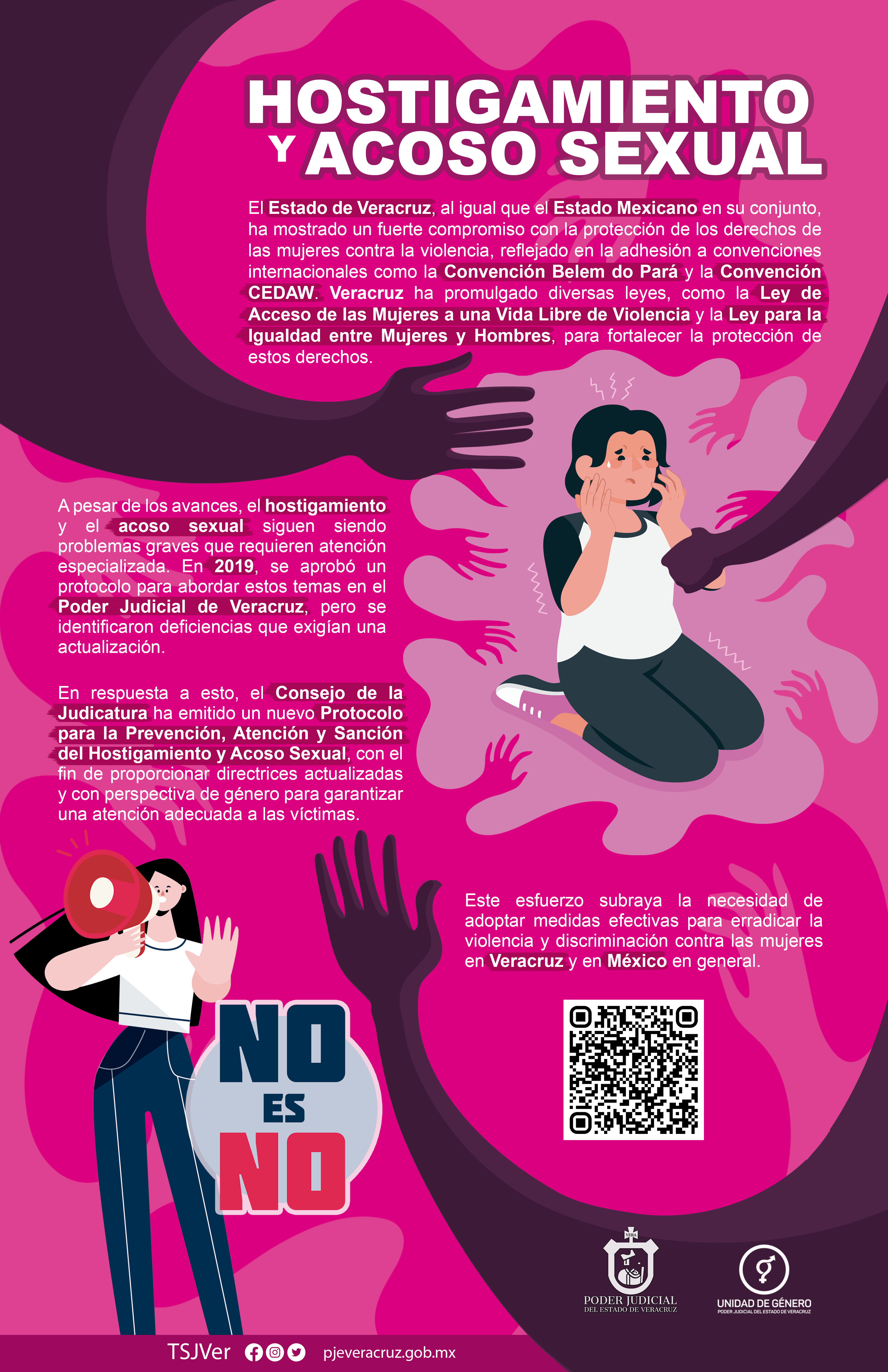 Cartel Hostigamiento y Acoso Sexual